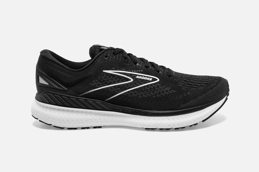 Brooks Glycerin GTS 19 Road Running Shoes - Womens - Black/White - TG3175062